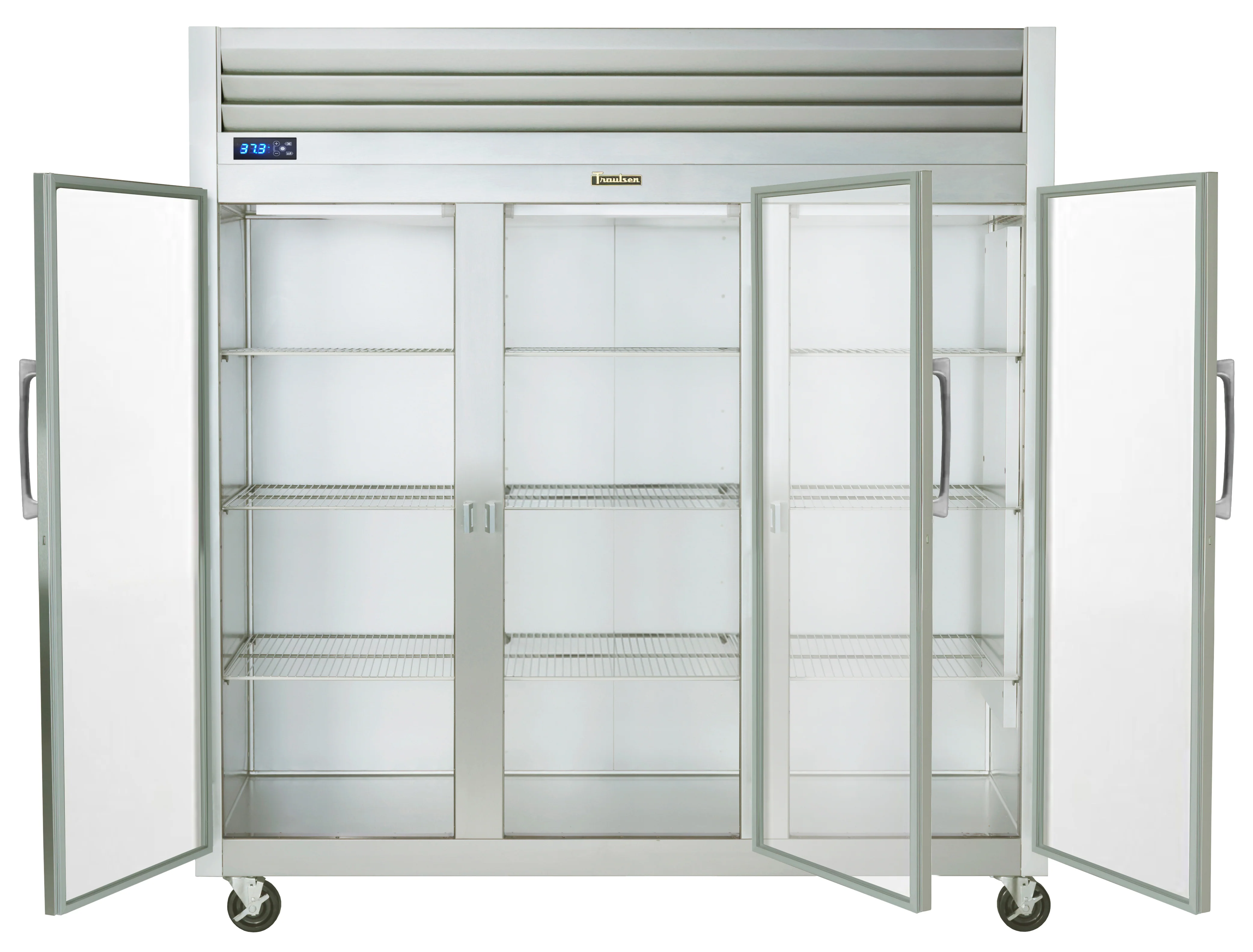 Traulsen G32010 3-Section Left/Right/Right Hinged 3 Glass Door Reach-In Refrigerator 76" - 69.1 Cu. Ft. - Image 2