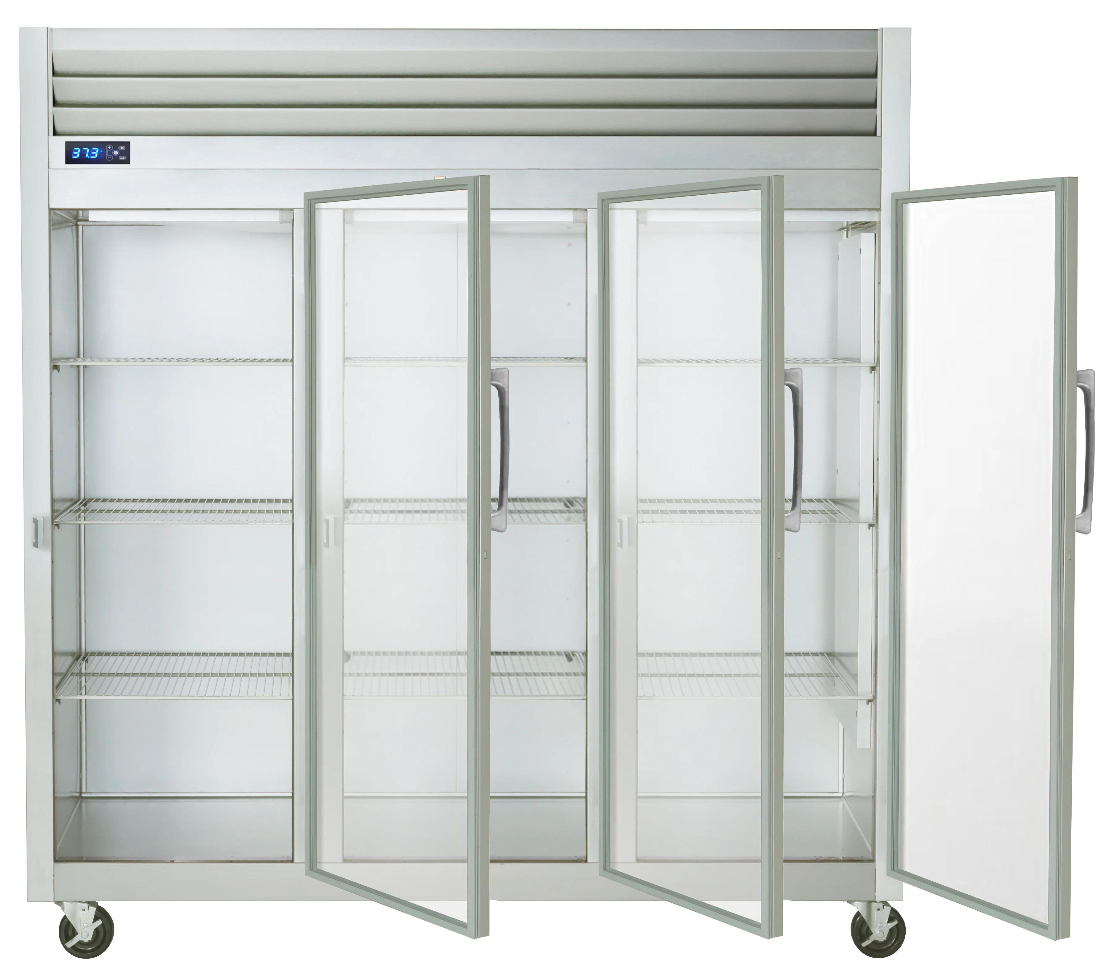 Traulsen G32012 3-Section Right/Right/Right Hinged 3 Glass Door Reach-In Refrigerator 76" - 69.1 Cu. Ft. - Image 2