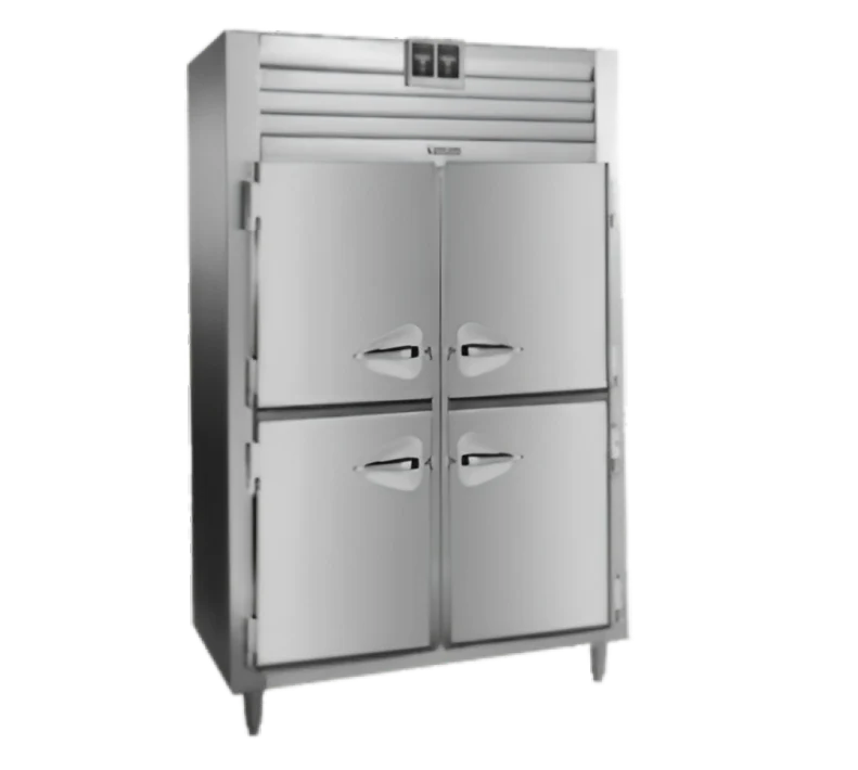 Traulsen RDH232WUT-HHS Spec-Line 2-Section 4 Solid Half Door Dual Temp Reach-In Refrigerator / Heated Holding Cabinet 58" - 46.86 cu. ft. - Image 3