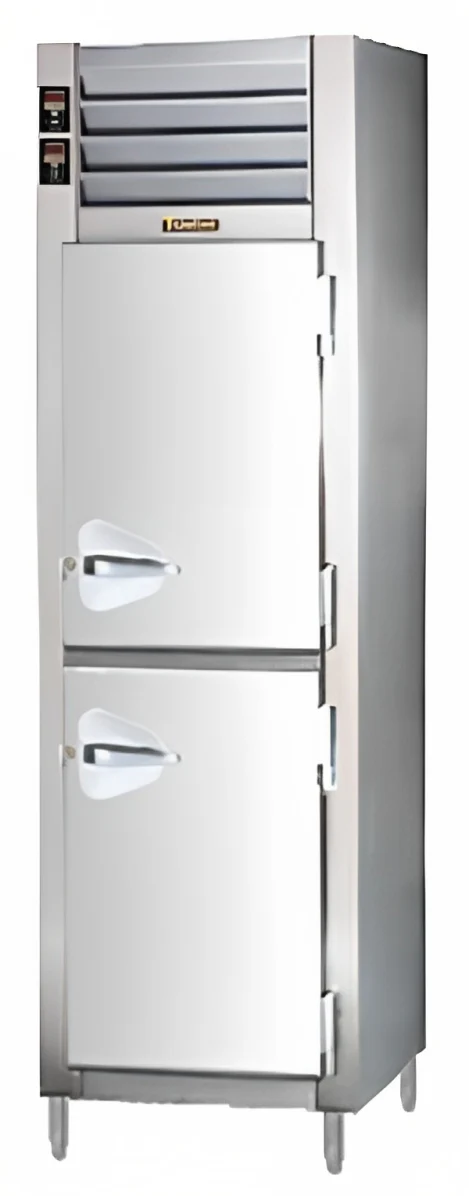 Traulsen RDT132KUT-HHS Spec-Line 1-Section 2 Solid Half Door Dual Temp Reach-In Refrigerator / Freezer 24" - 17.1 cu. ft. - Image 3