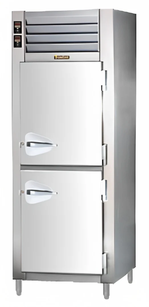 Traulsen RDT132WUT-HHS Spec-Line 1-Section 2 Solid Half Door Dual Temp Reach-In Refrigerator / Freezer 30" - 21.44 cu. ft. - Image 3