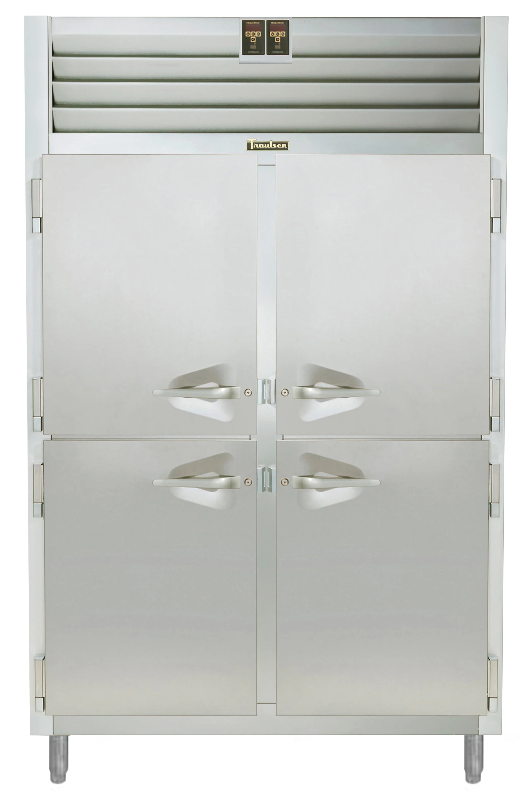 Traulsen RDT232DUT-HHS Spec-Line 2-Section 4 Solid Half Door Dual Temp Reach-In Refrigerator / Freezer 48" - 37.72 cu. ft. - Image 2