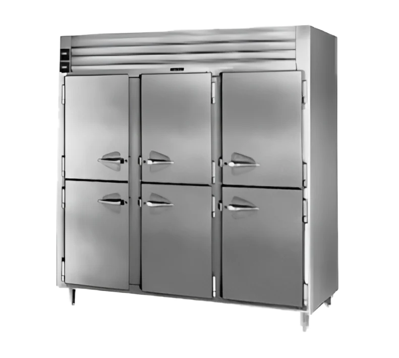 Traulsen RDT332WUT-HHS Spec-Line 3-Section 6 Solid Half Door Dual Temp Reach-In Refrigerator / Freezer 86" - 75.38 cu. ft. - Image 3