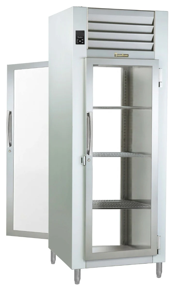 Traulsen RHF132WP-FHG Spec-Line 1-Section 1 Glass Door Reach-In Pass-Thru Heated Holding Cabinet 30" - 25.73 cu. ft.