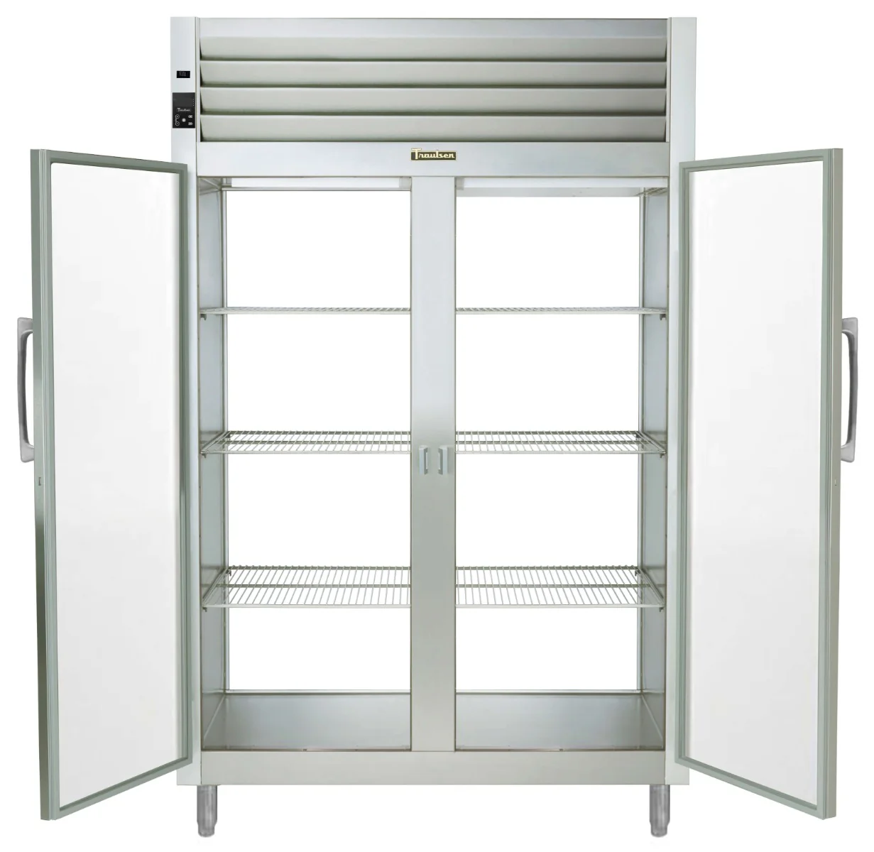 Traulsen RHF232WP-FHG Spec-Line 2-Section 2 Glass Door Reach-In Pass-Thru Heated Holding Cabinet 58" - 55.13 cu. ft. - Image 2