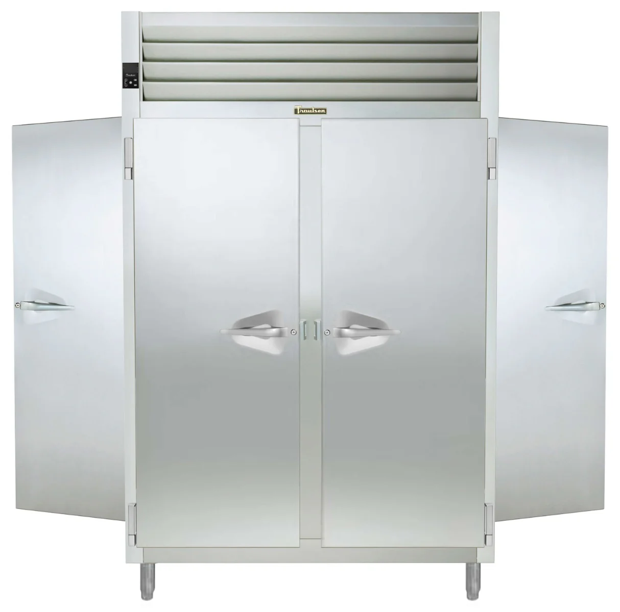 Traulsen RHF232WP-FHS Spec-Line 2-Section 2 Solid Door Reach-In Pass-Thru Heated Holding Cabinet 58" - 53.38 cu. ft. - Image 2
