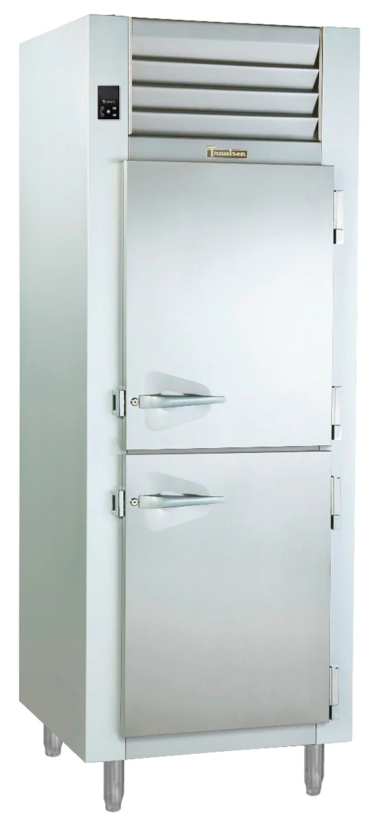 Traulsen RHT132WUT-HHS Spec-Line 1-Section Reach-In Refrigerator – 30″, 24.43 cu. ft., Solid Half Doors, 115V