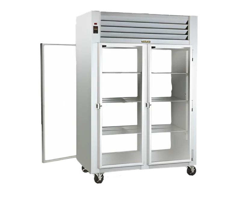 Traulsen RHT226WPUT-FHG Spec-Line 2-Section 2 Glass Door front / 2 Glass Door Rear Reach-In Pass-Thru Refrigerator 58" - 44.3 cu. ft. - 115v - Image 2