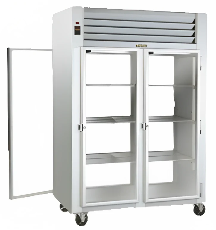 Traulsen RHT232WPUT-FHG Spec-Line 2-Section 2 Glass Door front / 2 Glass Door Rear Reach-In Pass-Thru Refrigerator 58" - 55.13 cu. ft. - 115v - Image 2