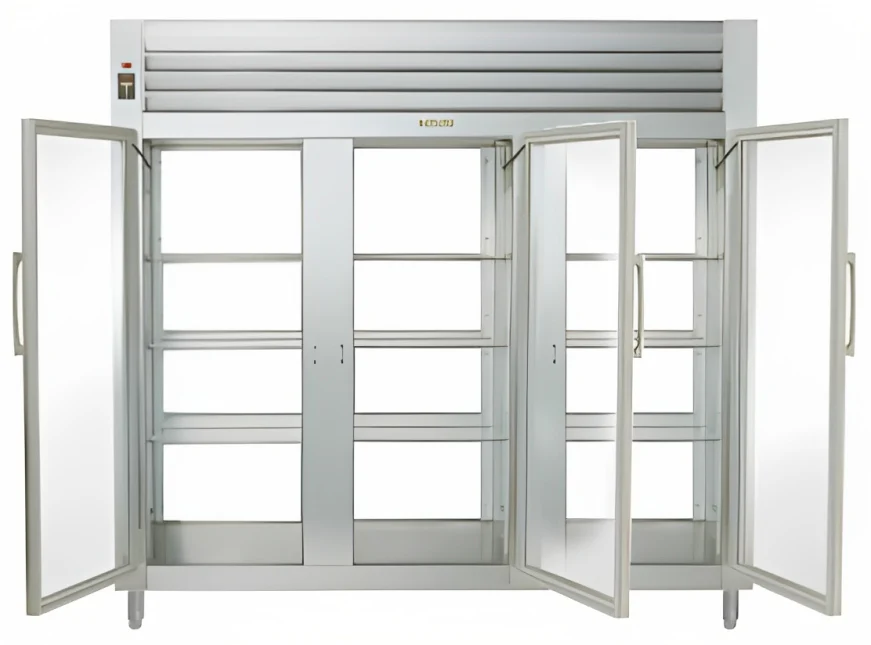 Traulsen RHT332NPUT-FHG Spec-Line 3-Section 3 Glass Door front / 3 Glass Door Rear Reach-In Pass-Thru Refrigerator 76" - 76.25 cu. ft. - 115v - Image 3