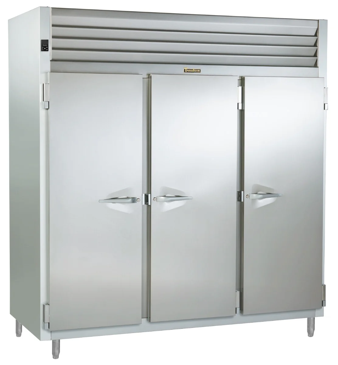 Traulsen RHT332WUT-FHS Spec-Line 3-Section 3 Solid Door Reach-In Refrigerator 86" - 77.45 cu. ft. - 115V