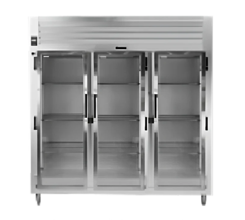 Traulsen RHT332WUT-FHS Spec-Line 3-Section 3 Solid Door Reach-In Refrigerator 86" - 77.45 cu. ft. - 115V - Image 2