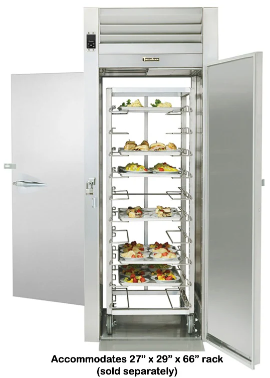 Traulsen RI132LP-COR01 1-Section Right Hinged 1 Solid Door Correctional Roll-Thru Heated Holding Cabinet 38" - Accepts 66"H Racks - 38 cu. ft.  - 208-230/115v - Image 8