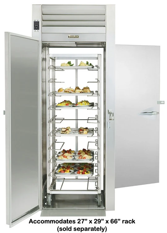 Traulsen RI132LP-COR02 1-Section Left Hinged 1 Solid Door Correctional Roll-Thru Heated Holding Cabinet 38" - Accepts 66"H Racks - 38 cu. ft. - 208-230/115v - Image 7