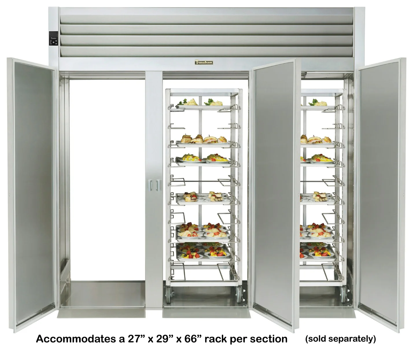 Traulsen RIH332LP-FHS Spec-Line 3-Section 3 Solid Door Roll-Thru Heated Holding Cabinet 101" - Accepts 66"H Racks - 119.56 cu. ft. - 208-230/115v - Image 4