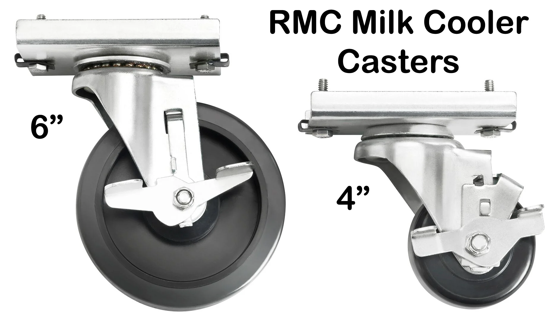 Traulsen RMC58D4 Double Sided School Milk Cooler 58" with 4" Casters - 16-Crate/cap - Image 18
