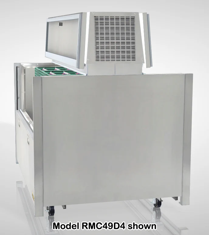Traulsen RMC58D4 Double Sided School Milk Cooler 58" with 4" Casters - 16-Crate/cap - Image 5