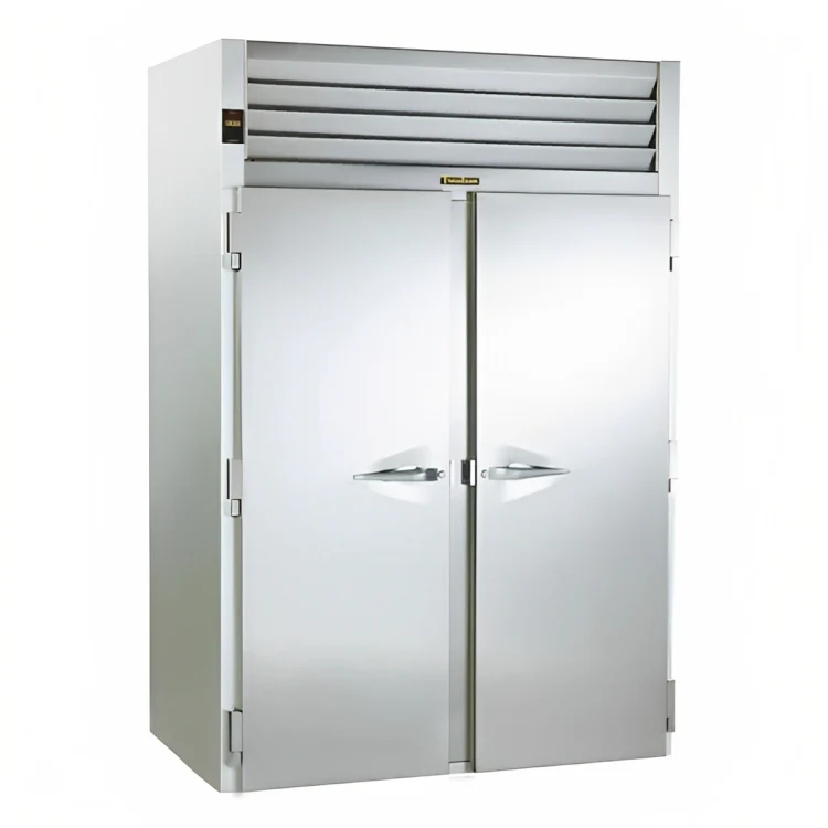 Traulsen RR232LP-COR01 Correctional Roll-Thru Refrigerator – Two Full-Height Solid Doors, 80.2 cu. ft., 115V
