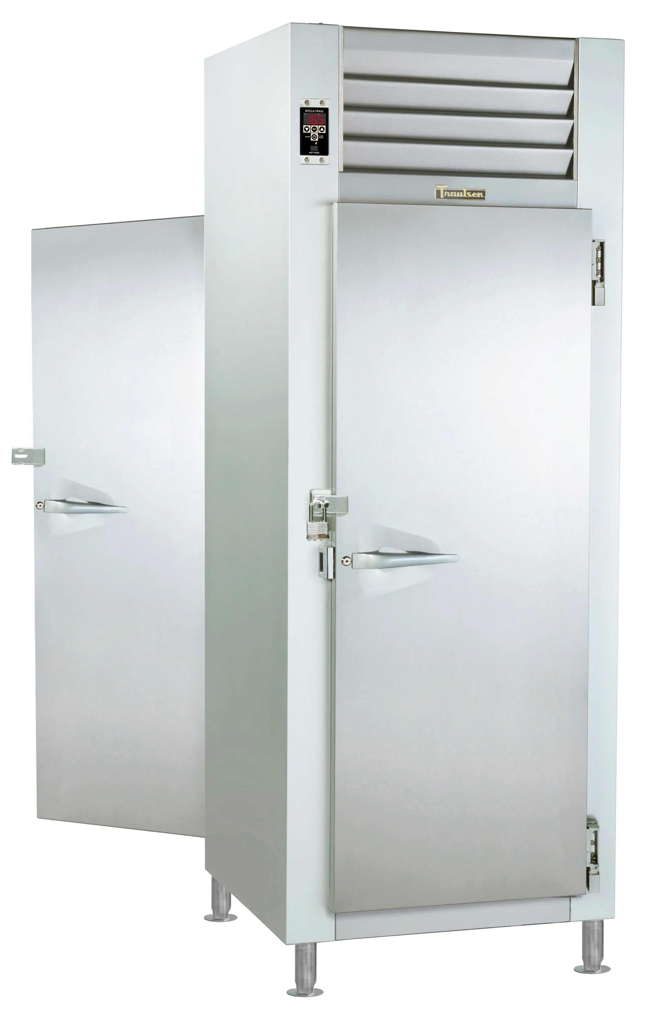 Traulsen RW132WP-COR01 1-Section Right Hinged 1 Solid Door Correctional Reach-In Pass-Thru Heated Holding Cabinet - 26.1 Cu. Ft.