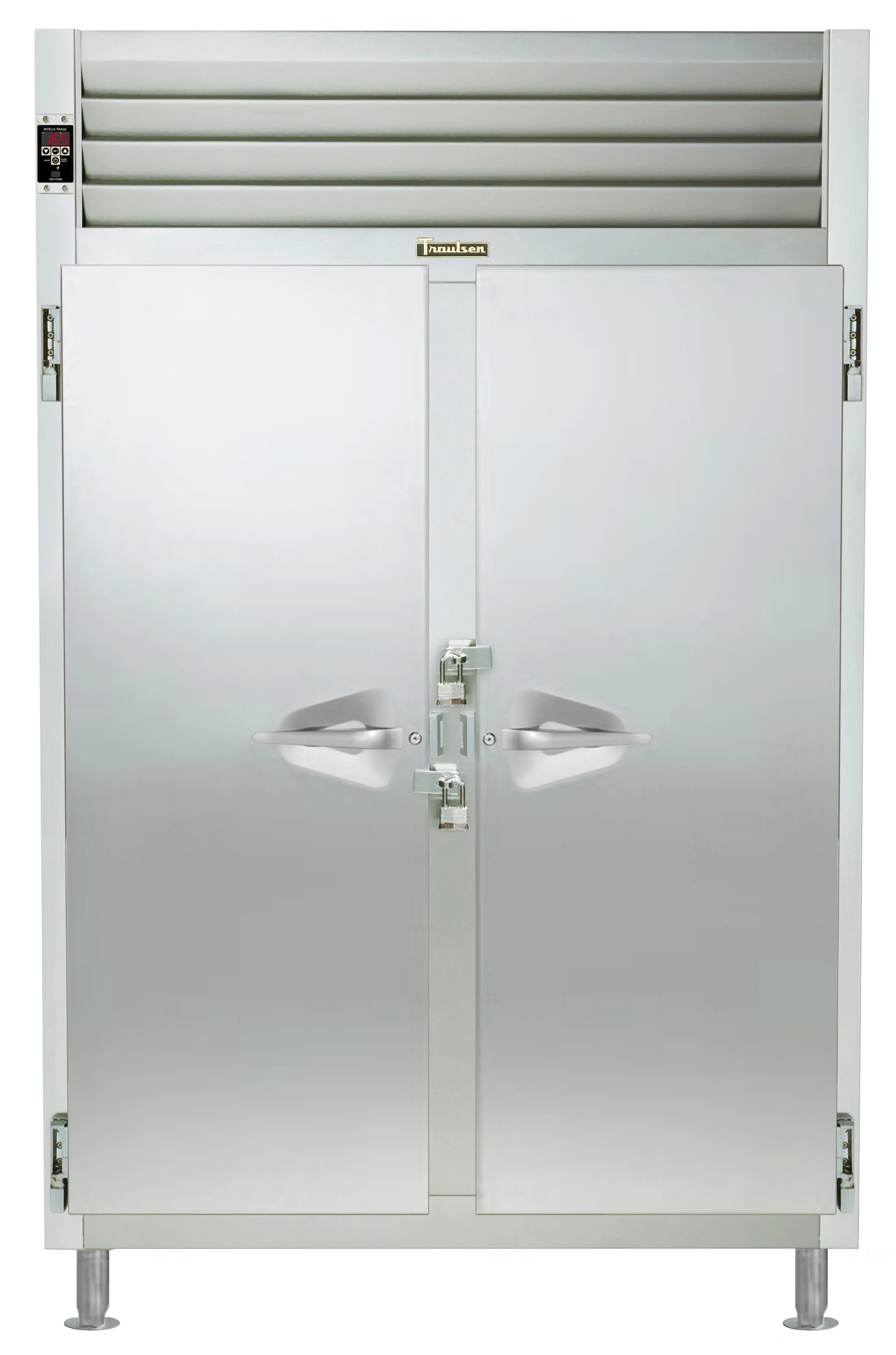 Traulsen RW232WP-COR01 2-Section 2 Solid Door Correctional Reach-In Pass-Thru Heated Holding Cabinet - 55.8 Cu. Ft.