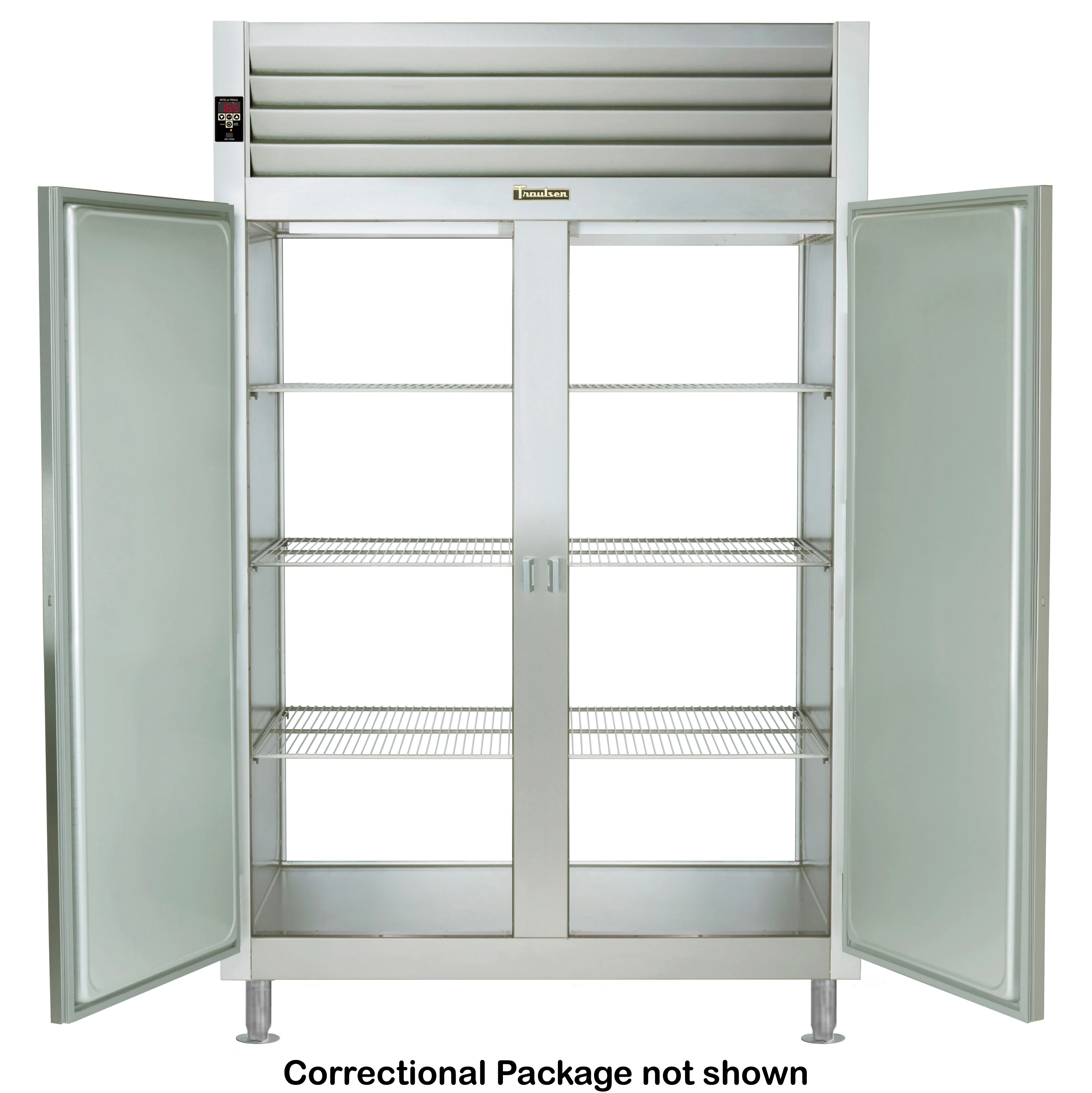 Traulsen RW232WP-COR01 2-Section 2 Solid Door Correctional Reach-In Pass-Thru Heated Holding Cabinet - 55.8 Cu. Ft. - Image 2