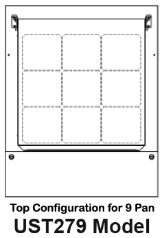 Traulsen UST279-R 1-Section Right Hinged 1 Door Refrigerated Salad/Sandwich Prep Table with Low Profile Flat Lid 27" - Holds (9) 1/6 Size Pans - 7.7 cu. ft. - 115v - Image 2