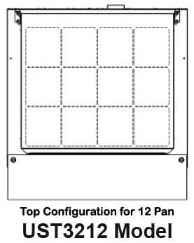 Traulsen UST2312-R-SB 1-Section Right Hinged 1 Door Refrigerated Salad/Sandwich Prep Table with Low Profile Flat Lid & Stainless Steel Back 32" - Holds (12) 1/6 Size Pans - 8.8 cu. ft. - 115v - Image 5