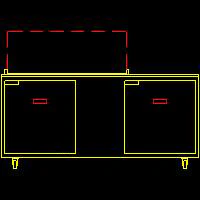 Traulsen UST7212-RR-SB 2-Section Right/Right Hinged 2 Door Refrigerated Salad/Sandwich Prep Table with Low Profile Flat Lid & Stainless Steel Back 72" - Holds (12) 1/6 Size Pans - 20 cu. ft. - 115v - Image 2