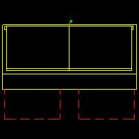 Traulsen UST7230-DD-SB 2-Section 4 Drawer Refrigerated Salad/Sandwich Prep Table with Low Profile Flat Lid & Stainless Steel Back 72" - Holds (30) 1/6 Size Pans - 20 cu. ft. - 115v - Image 3