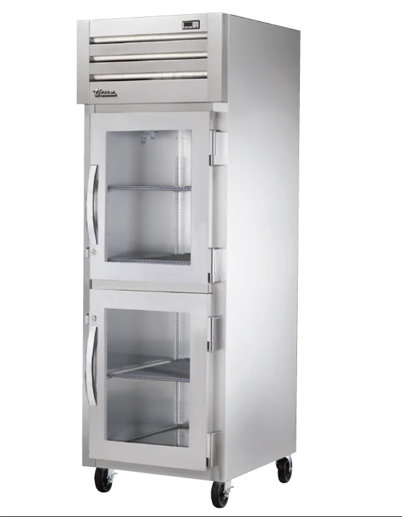 True STA1F-2HG-HC Spec Series 1-Section 2 Glass Half Door Reach-In Freezer 27" - 115v