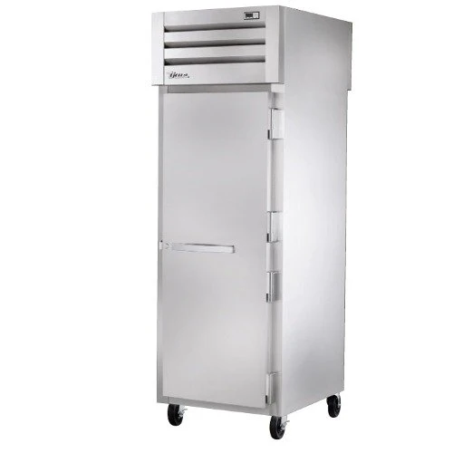 True STG1RPT-1S-1G-HC Spec Series 1-Section 1 Solid Door Front / 1 Glass Door Rear Pass-Thru Refrigerator 27" - 31 cu. ft. - 115v