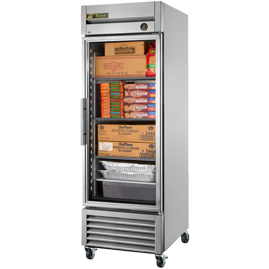 True T-23FG-HC Glass Door Reach-In Freezer – 27″ | 1 Section | 115V Commercial