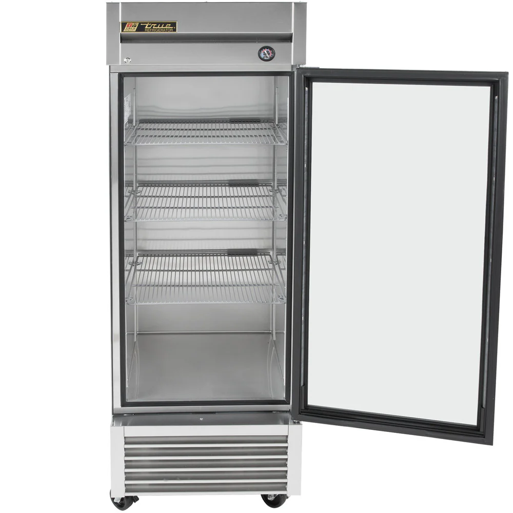 True T-23G-HC~FGD01 1-Section Right Hinged Glass Swing Door Reach-In Refrigerator 27" ā 115V - Image 2