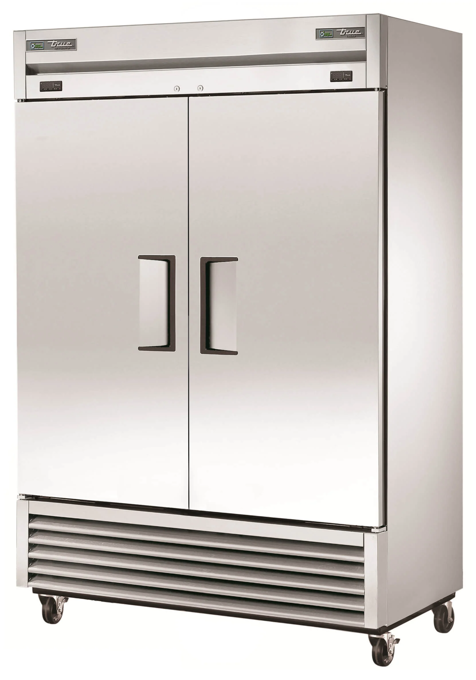 True T-49DT-HC 2-Section Solid Door Dual Temp Reach-In Refrigerator / Freezer 55" ā 115V