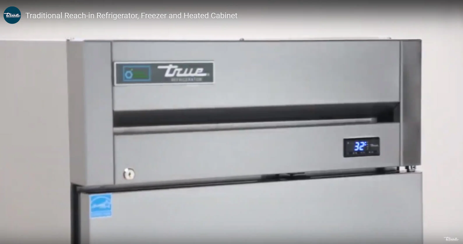 True T-49DT-HC 2-Section Solid Door Dual Temp Reach-In Refrigerator / Freezer 55" ā 115V - Image 6
