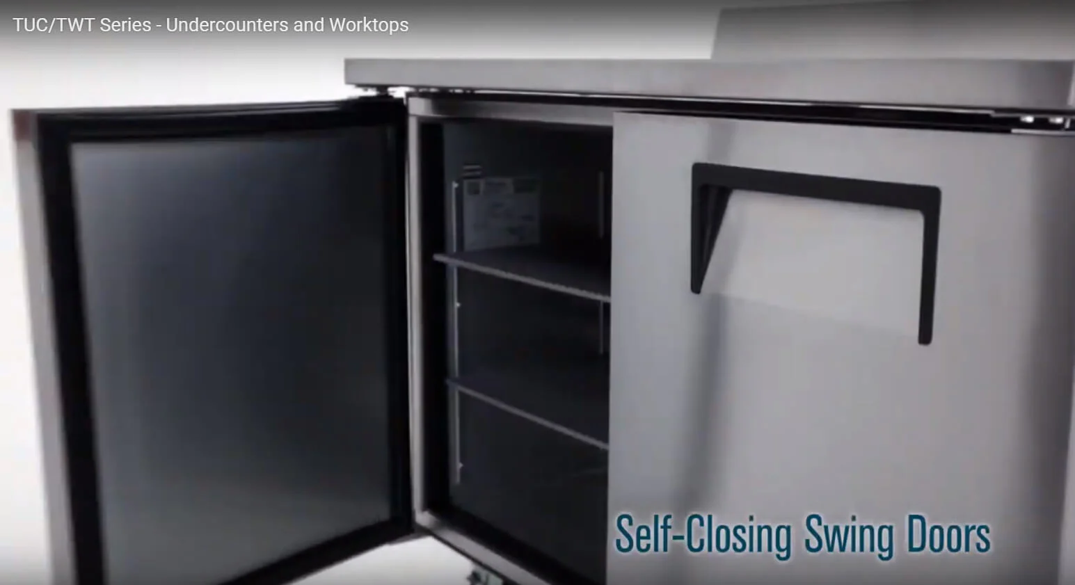 True TWT-48F-HC 2-Section 2 Solid Door Worktop Freezer 48" - 115v - Image 4