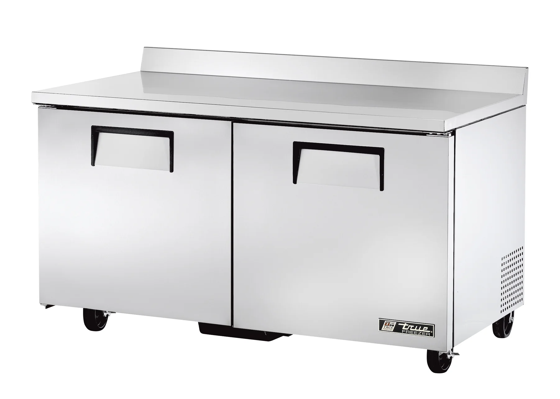 True TWT-60F-HC 2-Section 2 Solid Door Worktop Freezer 60" - 115v