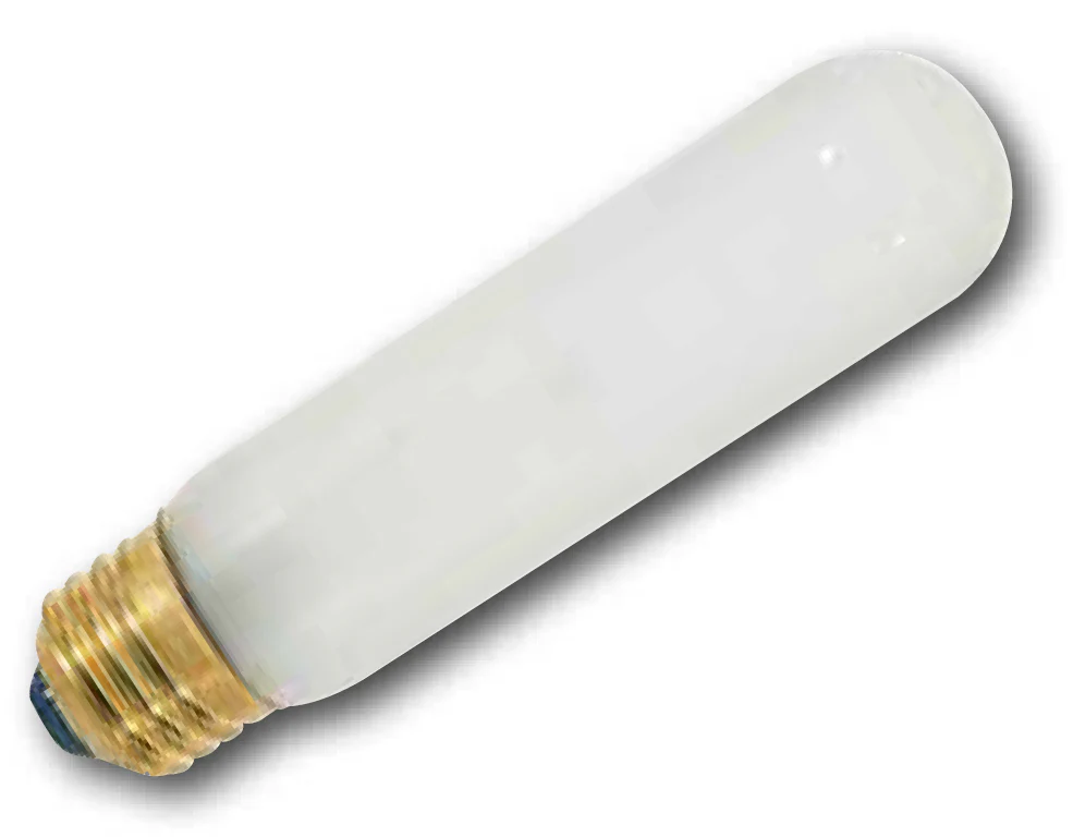 Jayhawk 01005I Universal Coated Tube Light Bulb - 40 Watts, 130v