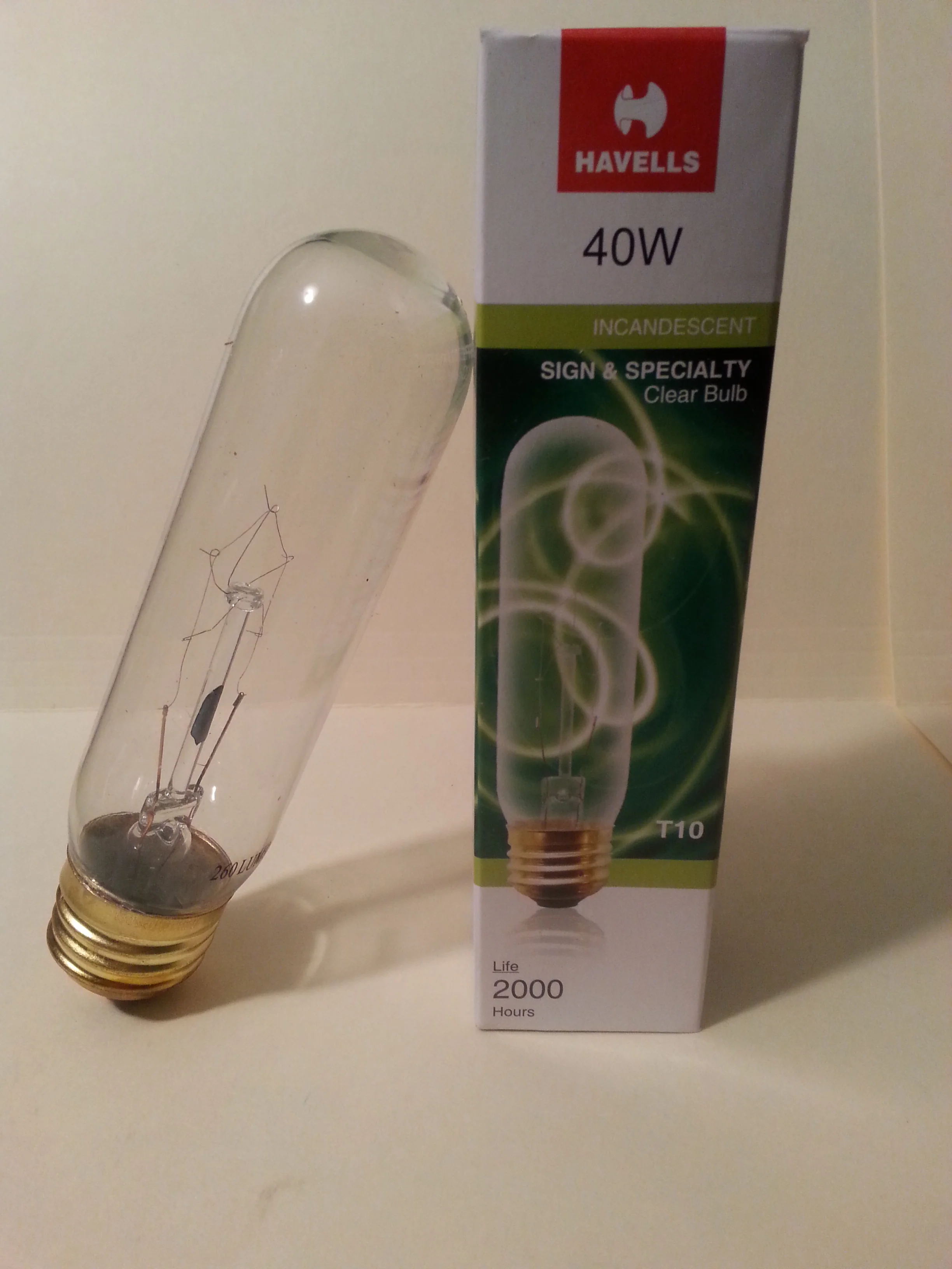 Jayhawk 01005I Universal Coated Tube Light Bulb - 40 Watts, 130v - Image 2