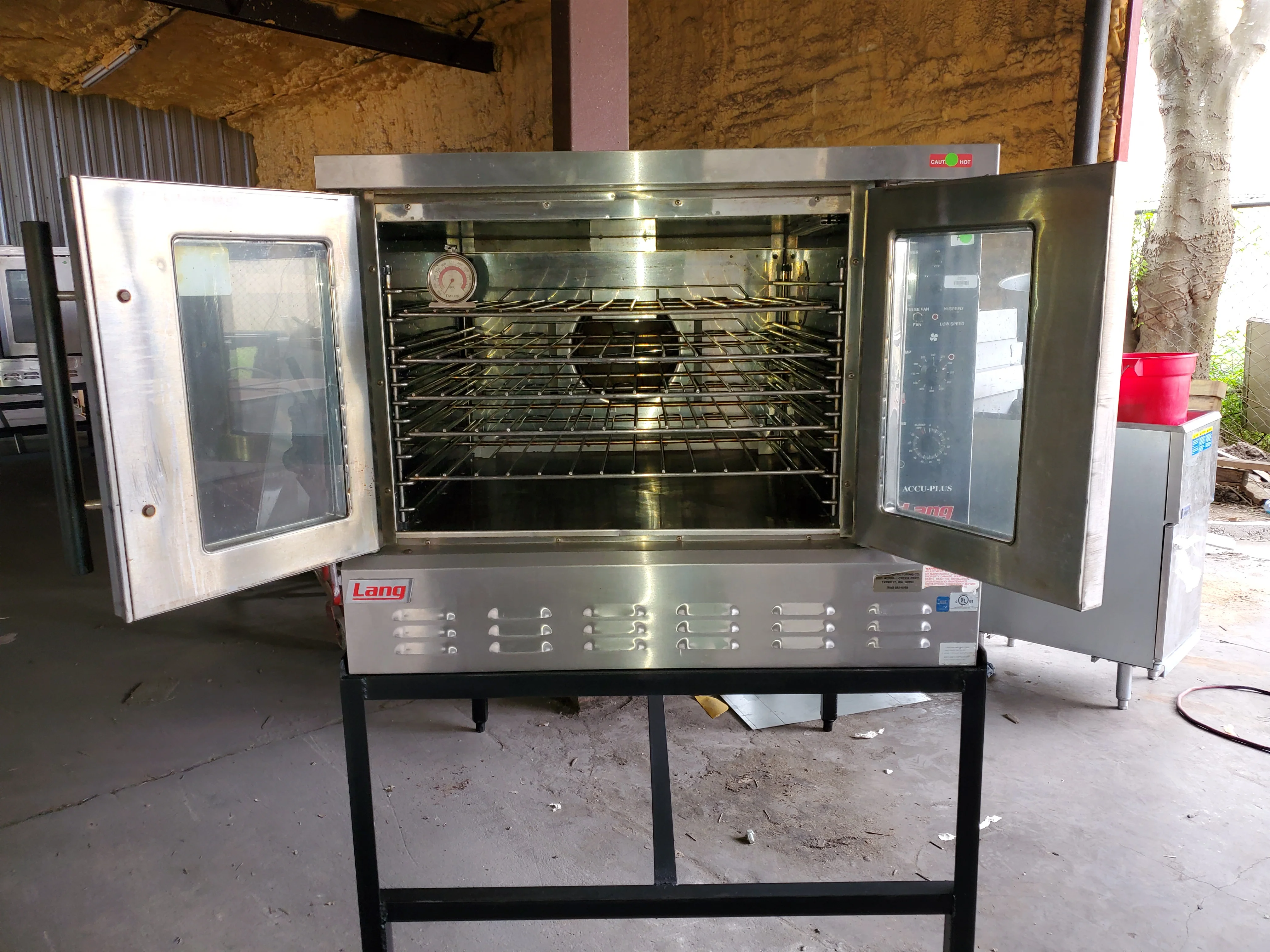 Used Restaurant Equipment - Lang GCCO-AP Baker-Depth Natural Gas Convection Oven - 60,000 BTU - Image 6