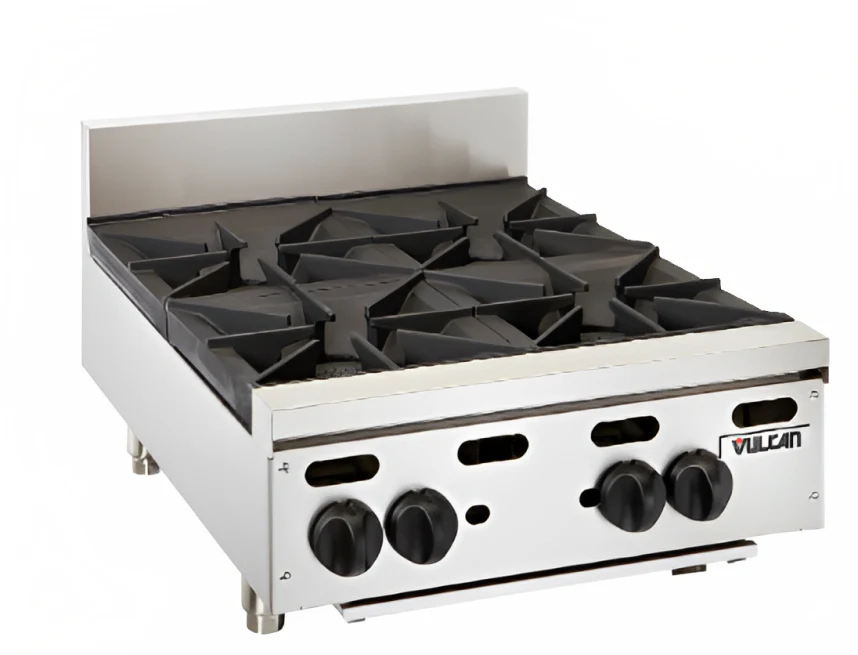 Used Vulcan VHP636U Achiever Countertop Step-Up Natural Gas Hotplate with 6 Burners 36" ā 6 x 30,000 BTU - Image 10