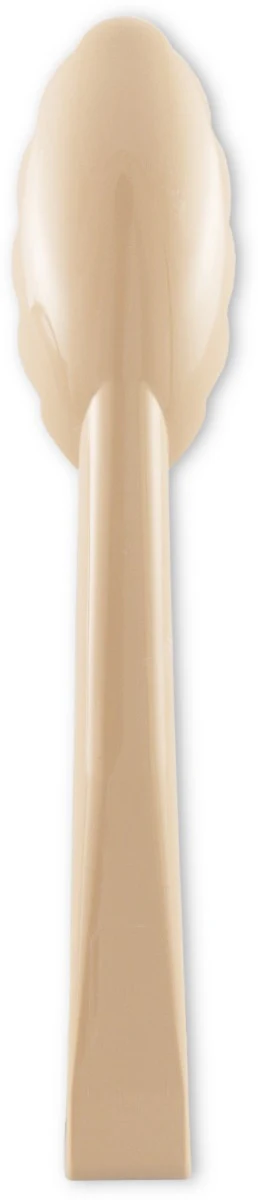 Carlisle 470906 Carly 1-Piece Plastic Scalloped Utility Tongs 9" - Beige - Image 10