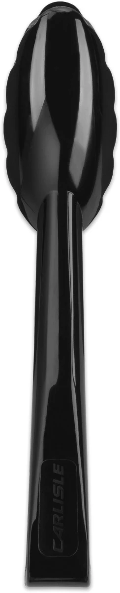 Carlisle 470903 Carly 1-Piece Plastic Scalloped Utility Tongs 9" - Black - Image 10