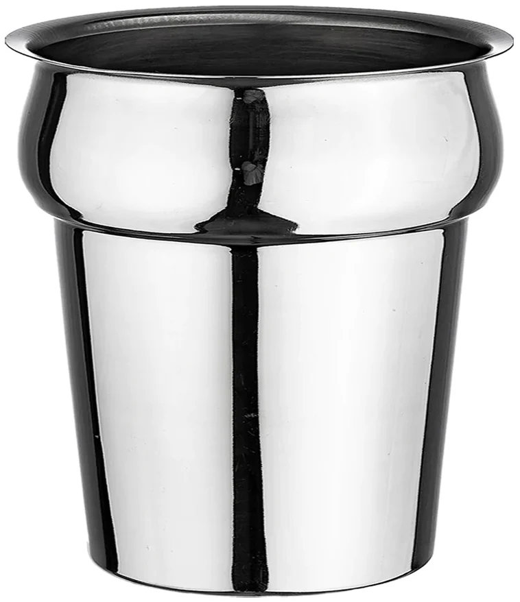 Browne 575584 Stainless Steel Vegetable Inset 4-1/8 qt. - Fits 6-1/2" Opening