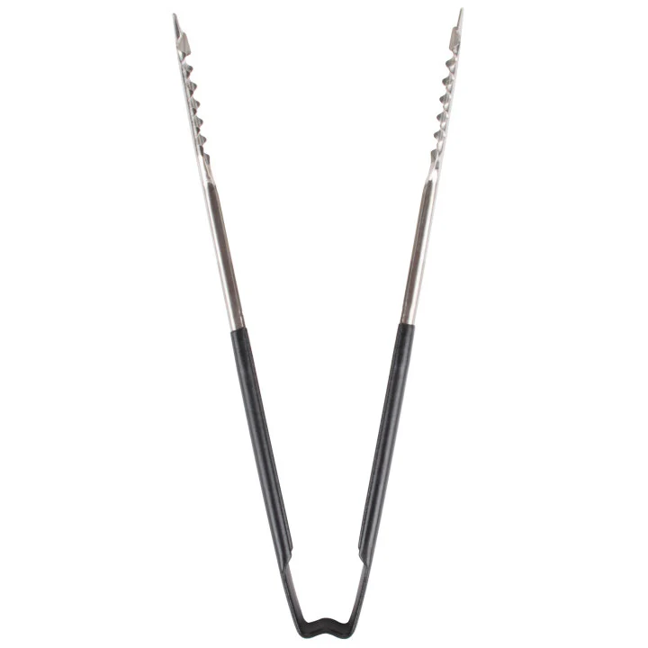 Vollrath 4791220 Jacob's Pride 1-Piece Stainless Steel VersaGrip Tongs with Color-Coded Kool-Touch Handle 12" - Black - Image 3