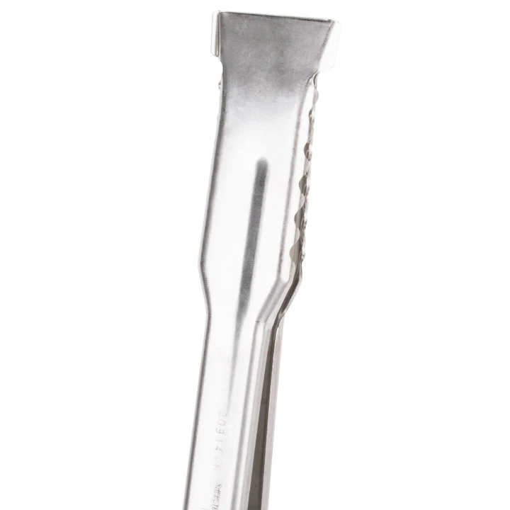 Vollrath 4791230 Jacob's Pride 1-Piece Stainless Steel VersaGrip Tongs with Color-Coded Kool-Touch Handle 12" - Blue - Image 2