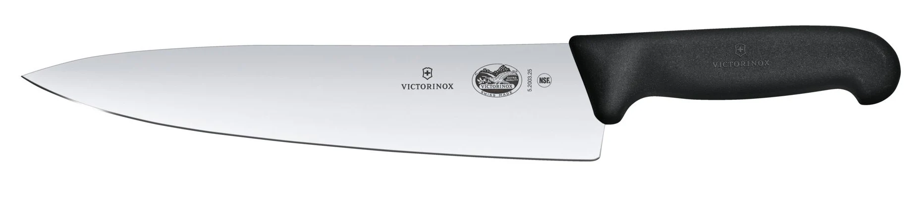 Victorinox 5.2003.25-X5 Chef's Knife with Black Fibrox Handle 10"