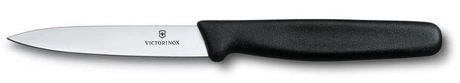 Victorinox 6.7703 Paring Knife with 4" Stainless Steel Blade and Black Poly Handle