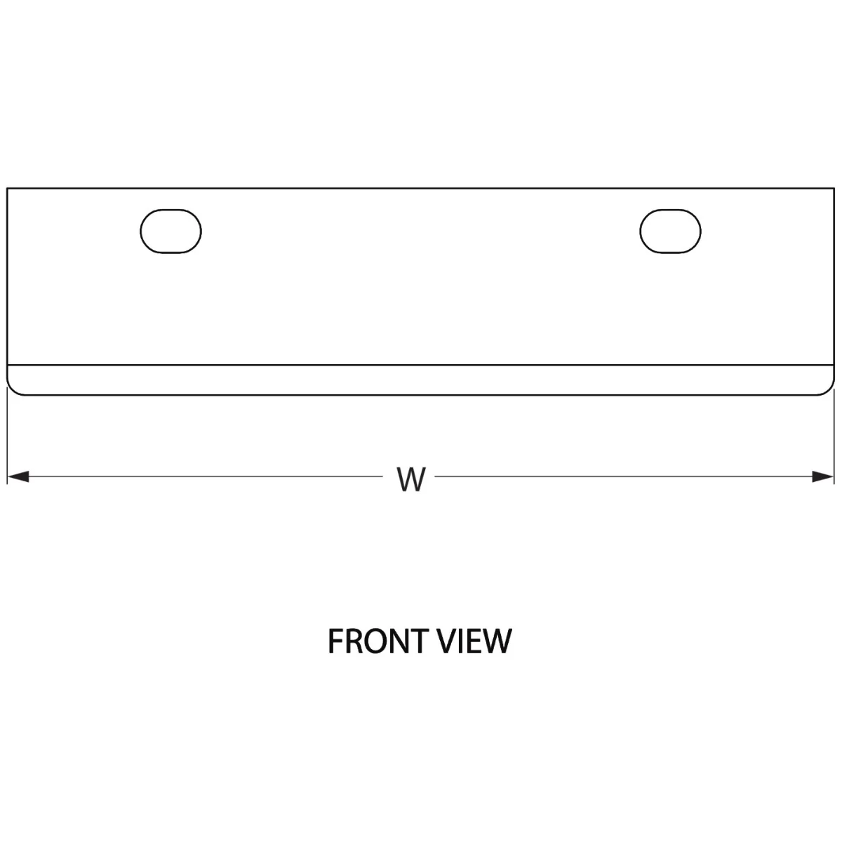 Vollrath 1102R Replacement Blade 6" - for 1101 Grill Scraper - Image 3
