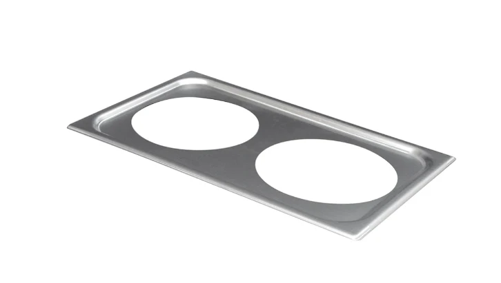 Vollrath 19192 Adapter Plate - (2) 8 3/8" Inset Holes - 4ea/Case